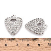 Alloy Rhinestone Pendants FIND-N008-12P-01-3