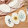 Unfinished Wood Sheets LS-DIY-WH0034-93-4