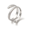 Non-Tarnish 304 Stainless Steel Cuff Rings for Women LS-RJEW-G291-02P-1