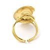 Ion Plating(IP) 304 Stainless Steel Spiral Open Cuff Ring for Women RJEW-C083-04G-3