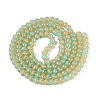 Transparent Glass Imitation Cat Eye Beads Strands GLAA-Q110-01B-10-2