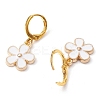 Flower Alloy Enamel Leverback Earrings & Pendant Necklaces Sets SJEW-JS01298-7
