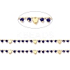 Handmade Glass Beaded Chains CHC-I038-14G-03-2