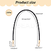 PU Imitation Leather Braided Bag Handles PURS-WH0005-96A-02G-3