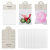 100Pcs Rectangle Clear Polypropylene Cellophane Bags CDIS-TA0001-39-3