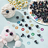 10 Bags 10 Colors Plastic Doll Eyes FIND-PH0018-07-5