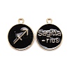 Alloy Enamel Pendants LS-ENAM-S124-01A-08F-1