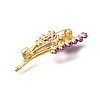Lavender Flower Dark Orchid Enamel Pins JEWB-Q002-03G-2