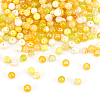375Pcs 15 Color Spray Painted Crackle Glass Beads DIY-PH0003-88-WH-4