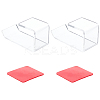 2Pcs Acrylic Headphone Holder Sets ODIS-WH0011-49-1