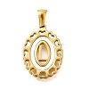 Golden 304 Stainless Steel Pendants STAS-K300-02G-L-1