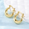 Chunky Huggie Hoop Earrings for Women X-EJEW-A064-11G-RS-1