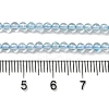 Natural Blue Topaz Beads Strands G-B090-A28-03-5