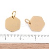 Ion Plating(IP) 304 Stainless Steel Stamping Blank Tag Charms LS-STAS-I311-24G-4