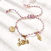 Ocean Series 304 Stainless Steel Bracelets BJEW-K237-16B-G-2