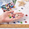 4Sets 4 styles Alloy Rhinestone Slide Charms ALRI-TA0001-15-20