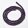 Faceted Rondelle Glass Beads Strands EGLA-J134-3x2mm-A04-2