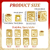 25Pcs 5 Styles Alloy Beads FIND-OC0014-38-2