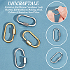 4Pcs 2 Colors 304 Stainless Steel Screw Carabiner Lock Charms STAS-UN0053-34-5