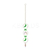 Shell Moon Hanging Ornaments HJEW-P016-01G-D-1