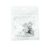 10Pcs 201 Stainless Steel Stud Earring Findings with Hole EJEW-FS0001-14C-6