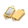 304 Stainless Steel Shell Connector Charms STAS-L022-012G-2