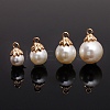 Resin Imiration Pearl Charms RESI-TAC0002-35A-1