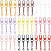 54Pcs Spray Painted Iron Swivel Clasps FIND-SC0022-76-7