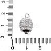 304 Stainless Steel Crystal Rhinestone Pendants STAS-H235-12P-3