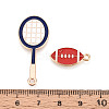 Sports Alloy Enamel Pendants PALLOY-T094-14M-4