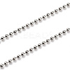 Non-Tarnish 304 Stainless Steel Ball Chain Necklaces LS-X-NJEW-JN02912-02-2