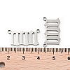 Non-Tarnish 201 Stainless Steel Pendants STAS-A090-13P-3