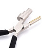 65# Steel Concave and Round Nose Pliers with Non-Slip Comfort Grip Handles TOOL-N008-03-3