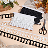 2 Colors Cotton Fringe Lace Trim Ribbon OCOR-GA0002-45-4