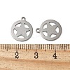 201 Stainless Steel Pendants STAS-I330-042P-3
