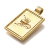 PVD Vacuum Plating 304 Stainless Steel Pendants STAS-S148-31H-G-2