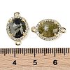 Natural Prehnite Faceted Oval Links G-B126-05G-07-3