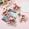 6Pcs 2 Styles Silk Cloth Imitation Rose Boutonniere & Wrist Corsage AJEW-GO0001-30-3