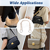 2Pcs Braided PU Leather Handles PURS-CL0001-18A-5