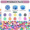 300Pcs Handmade Polymer Clay Beads CLAY-NB0001-77B-01-2