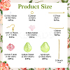 DIY Flower Leaf Acrylic Dangle Earring Jewelry Making Kits DIY-YW0010-07-2