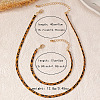 Alloy Leopard Print Snake Chain Necklaces & Bracelets Sets FS-WG421C3-01-3