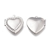 Tarnish Resistant 316 Stainless Steel Locket Pendants STAS-Z010-02-2
