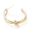 Brass Stud Earrings EJEW-Z007-02G-3
