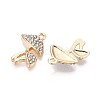 Rack Plating Alloy Rhinestone Pendants PALLOY-T091-27M-G-3