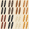 32Pcs 8 Colors 2-Hole Wood Buttons DIY-GF0011-42A-7
