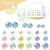 DIY Round Transparent Acrylic Beads Bracelets Making Kits DIY-FS0008-17-5