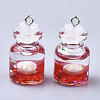 Glass Bottle Pendants LS-GLAA-T001-03C-2
