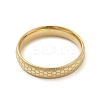 Ion Plating(IP) 304 Stainless Steel Rings RJEW-K268-07G-2