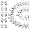 130Pcs 2 Strands Electroplate Glass Beads Strands EGLA-TA0013-56B-1